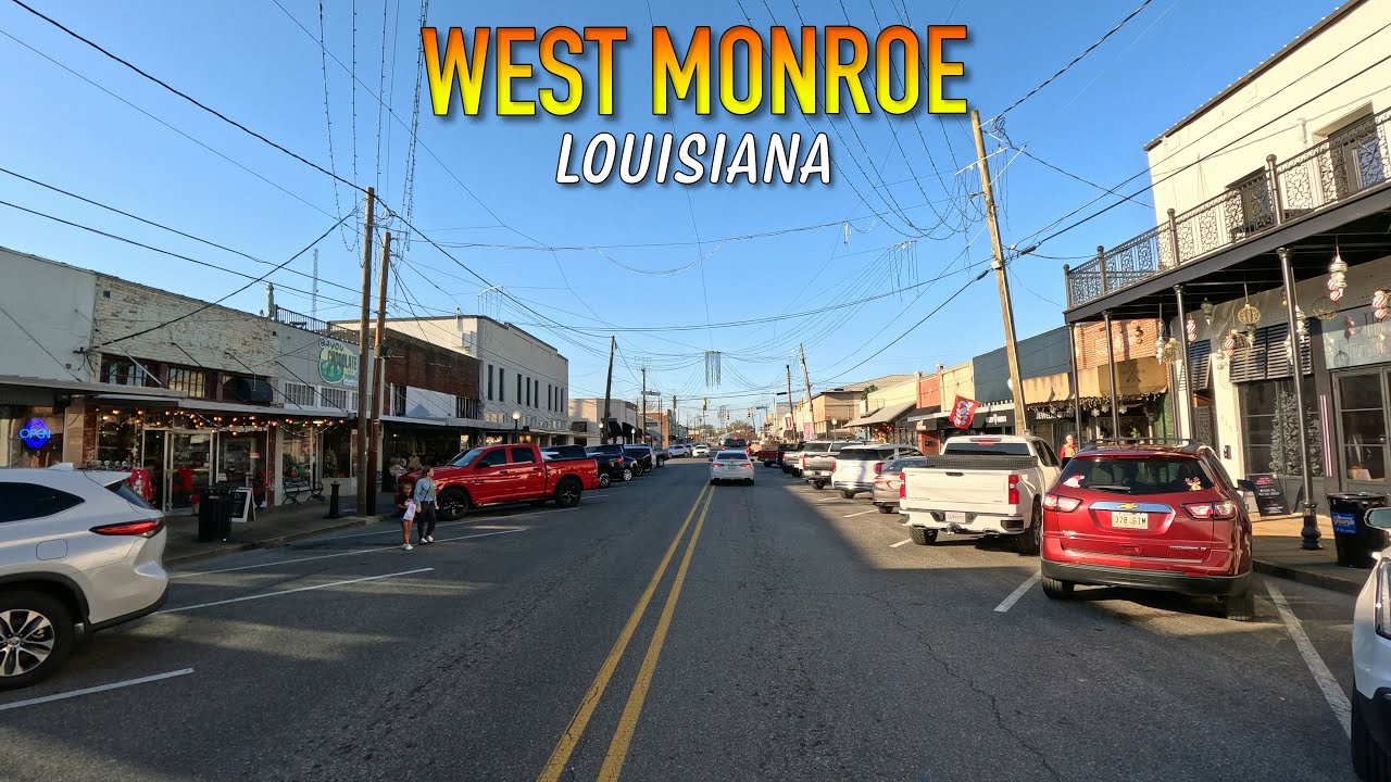 West Monroe Louisiana Driving Through