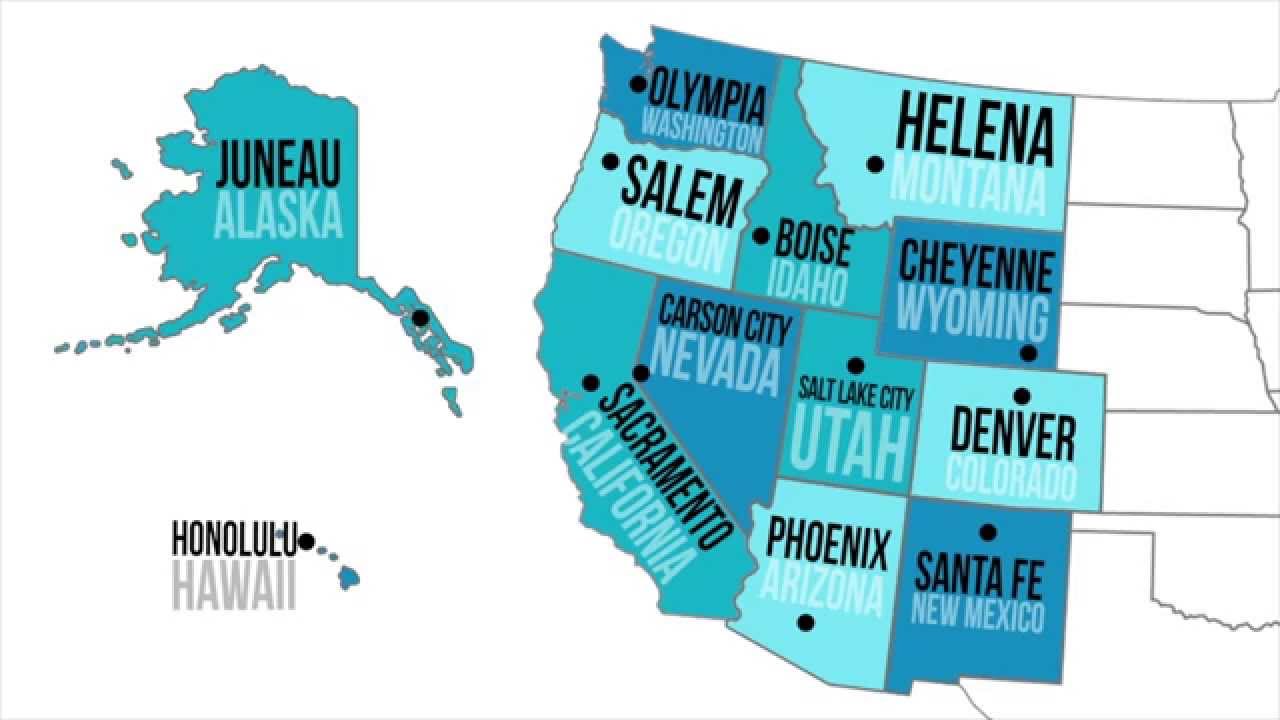 Western Capitals & States