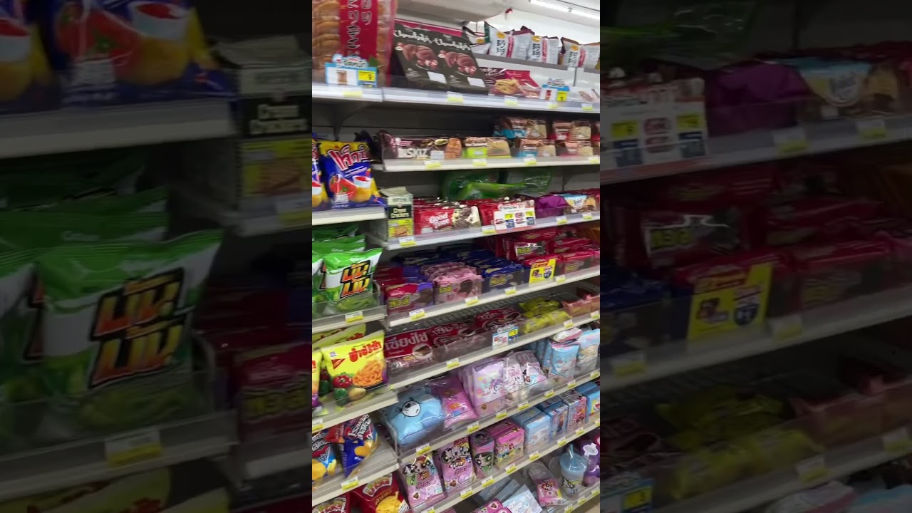 What 100 baht gets you at 7 eleven #bangkok #thailand #travel #vlog #food