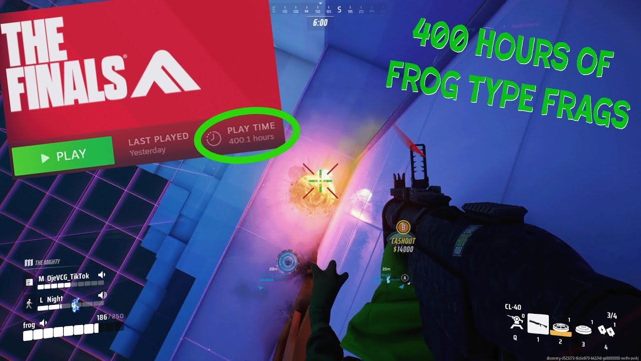 what 400 hours of the CL-40 looks like in The Finals