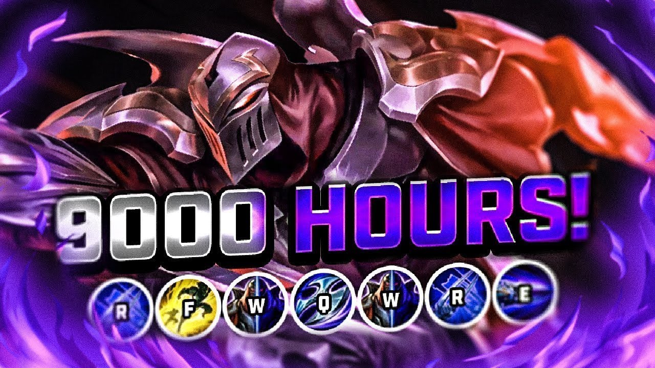 What 9000 HOURS of ZED Experience Looks Like - League of Legends