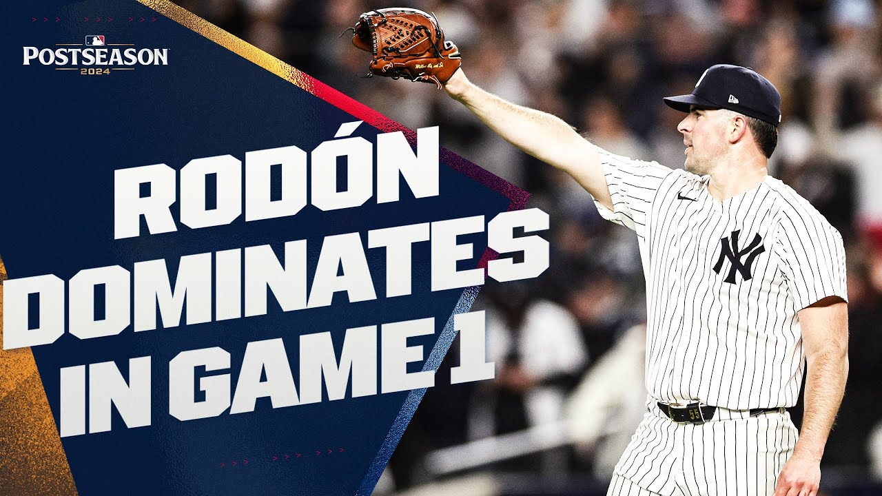 What a performance! Carlos Rodón DOMINATES for the Yankees in ALCS Game 1!