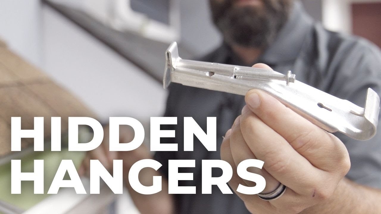 What are Hidden Hangers? Hidden Hanger Gutter System