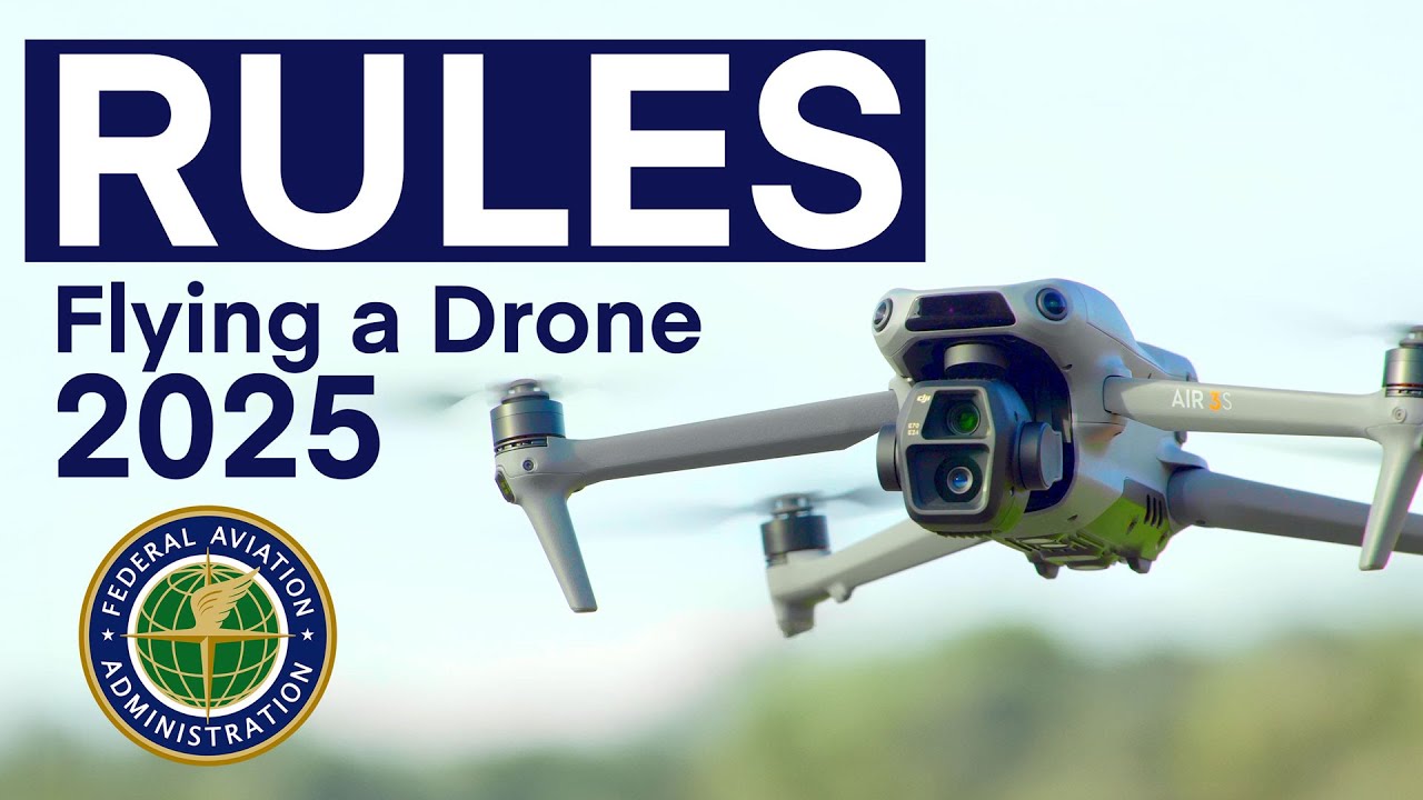 What are the rules to fly your drone in 2025?