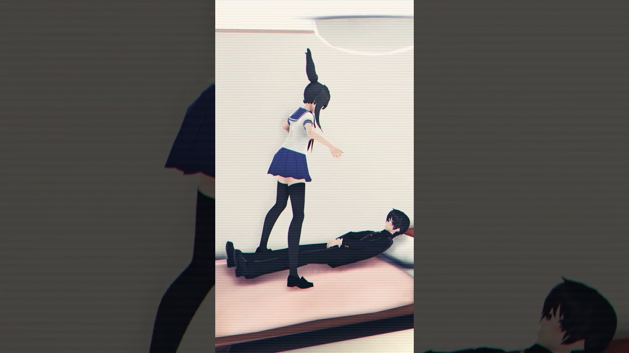 What Ayano and Taro do after school (Motion DL) - Ayano x Taro (Senpai) #shorts #tiktok #mmd #yansim