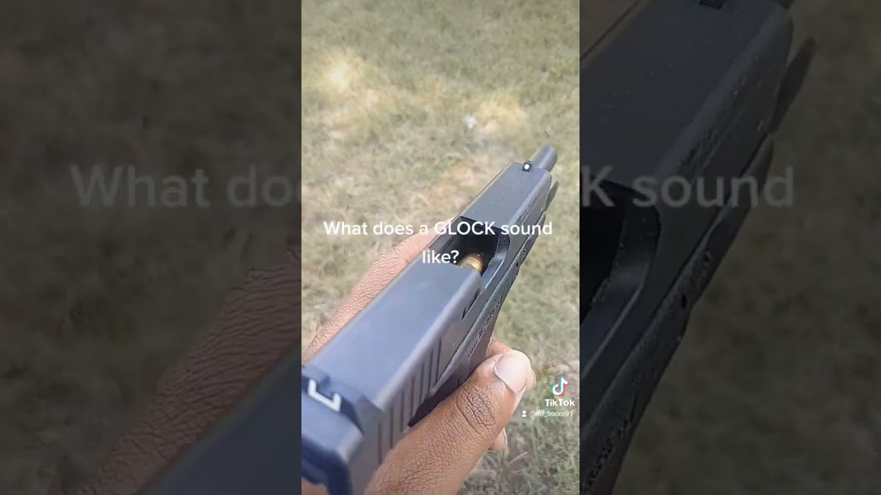 What does a GLOCK sound like? #guns #glock #2022