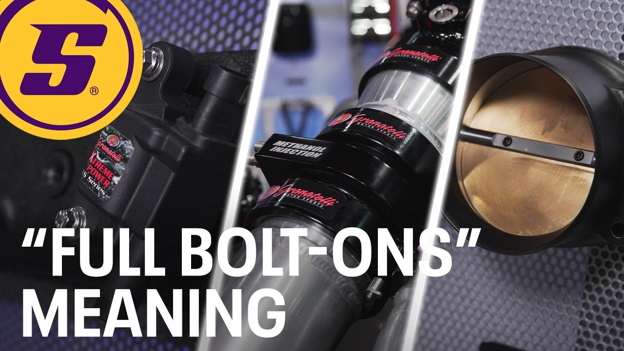 What Does Full Bolt-Ons Mean? Full Bolt-On Parts Lists to Add HP