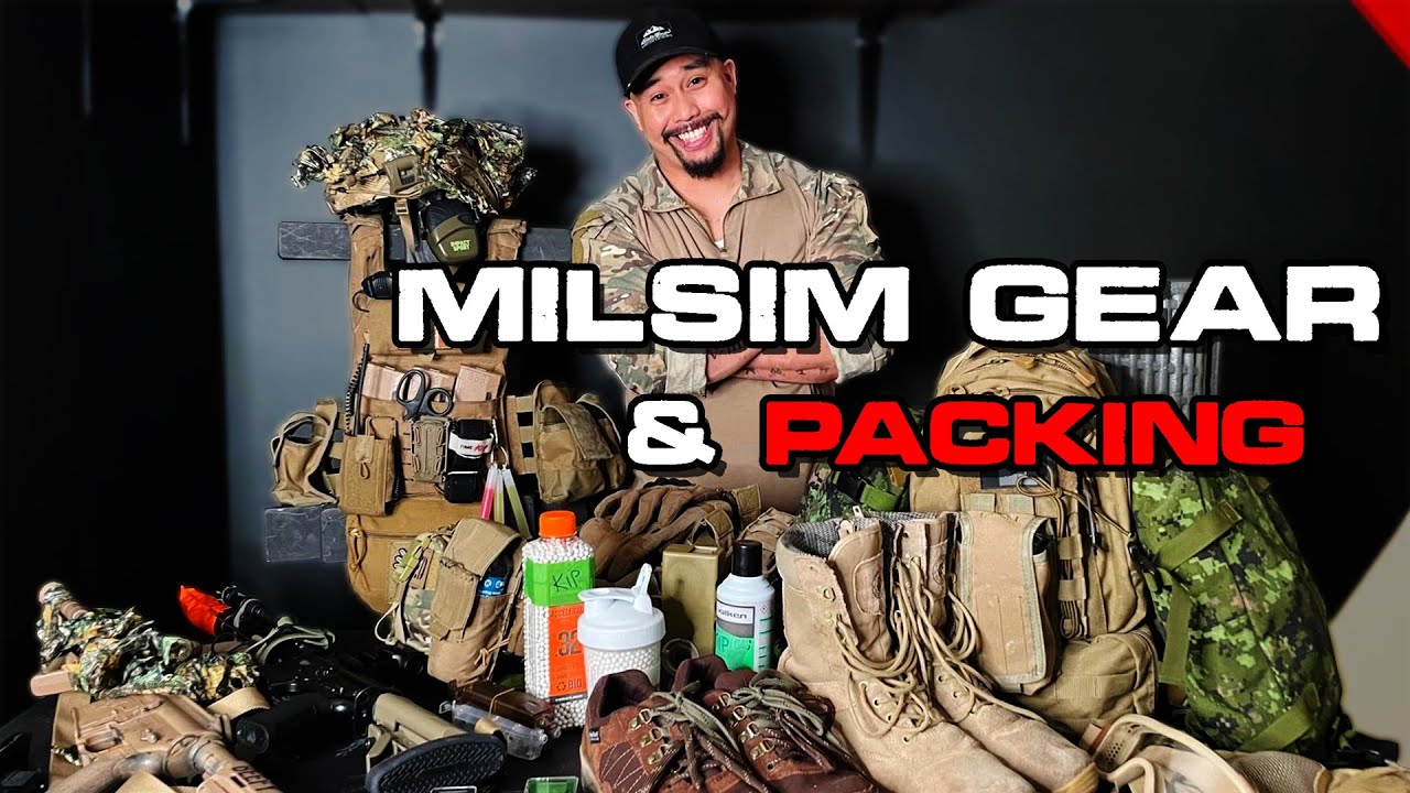 What GEAR I PACK for an AIRSOFT MILSIM (18hr event)