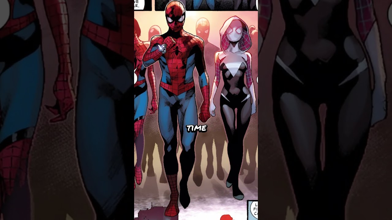 what happened when Peter met Spider-Gwen #marvel #spiderman #comics
