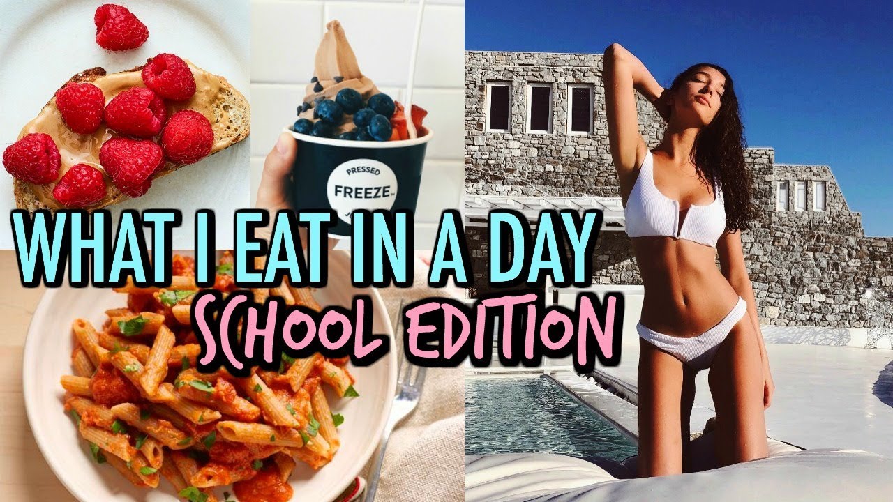 WHAT I EAT IN A DAY // School Edition! (vlog) | Nil Sani