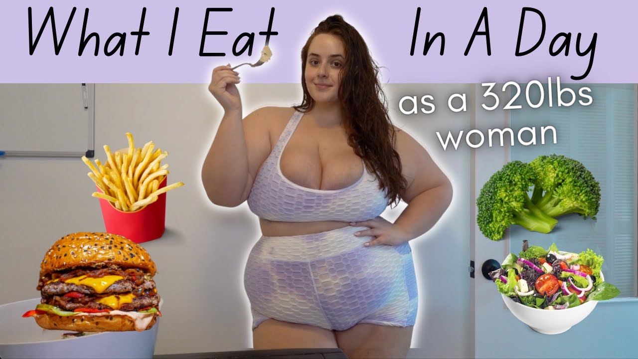 What I eat in a day as a fat person (320lbs woman) | OliviasWorld95