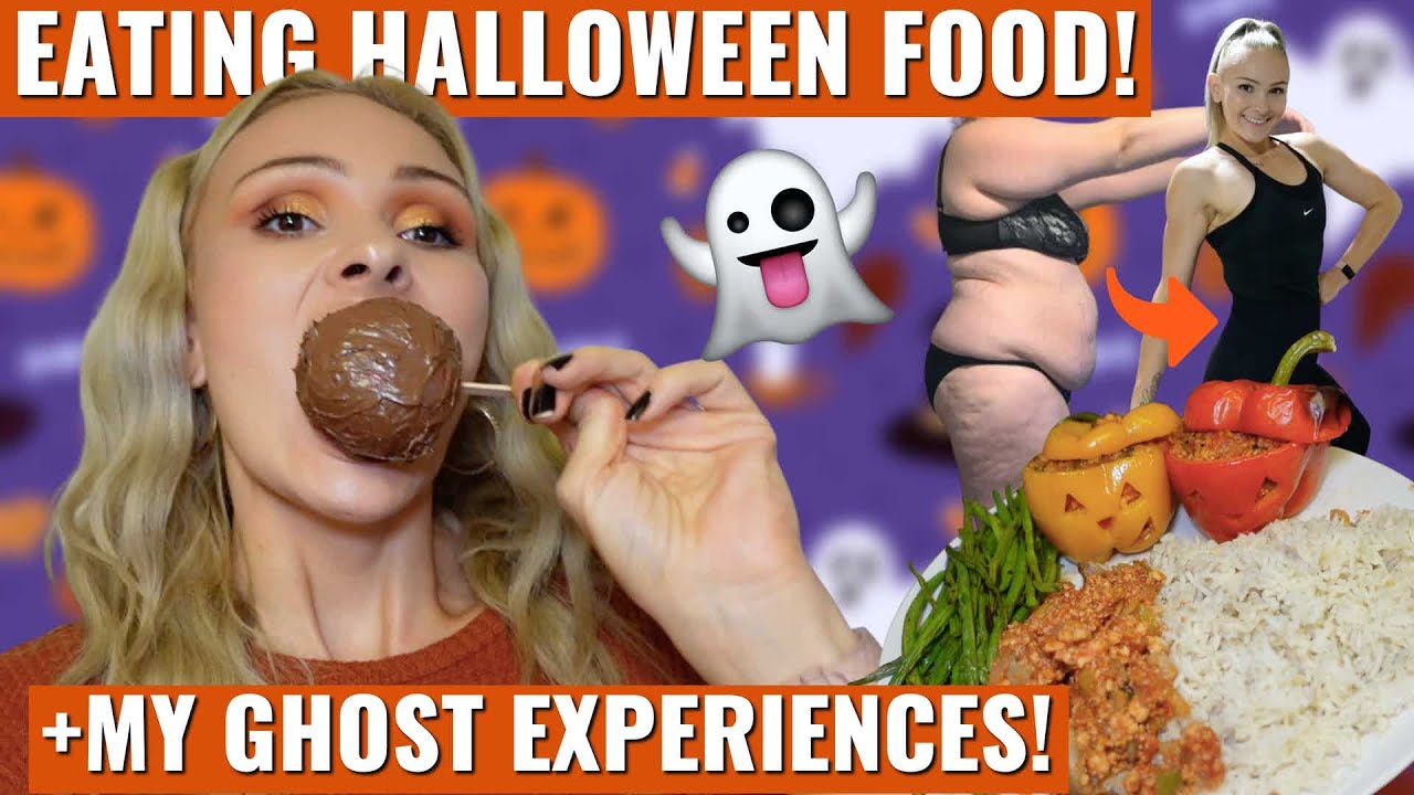 What I Eat In A Day HALLOWEEN EDITION!  + My Paranormal Experiences!