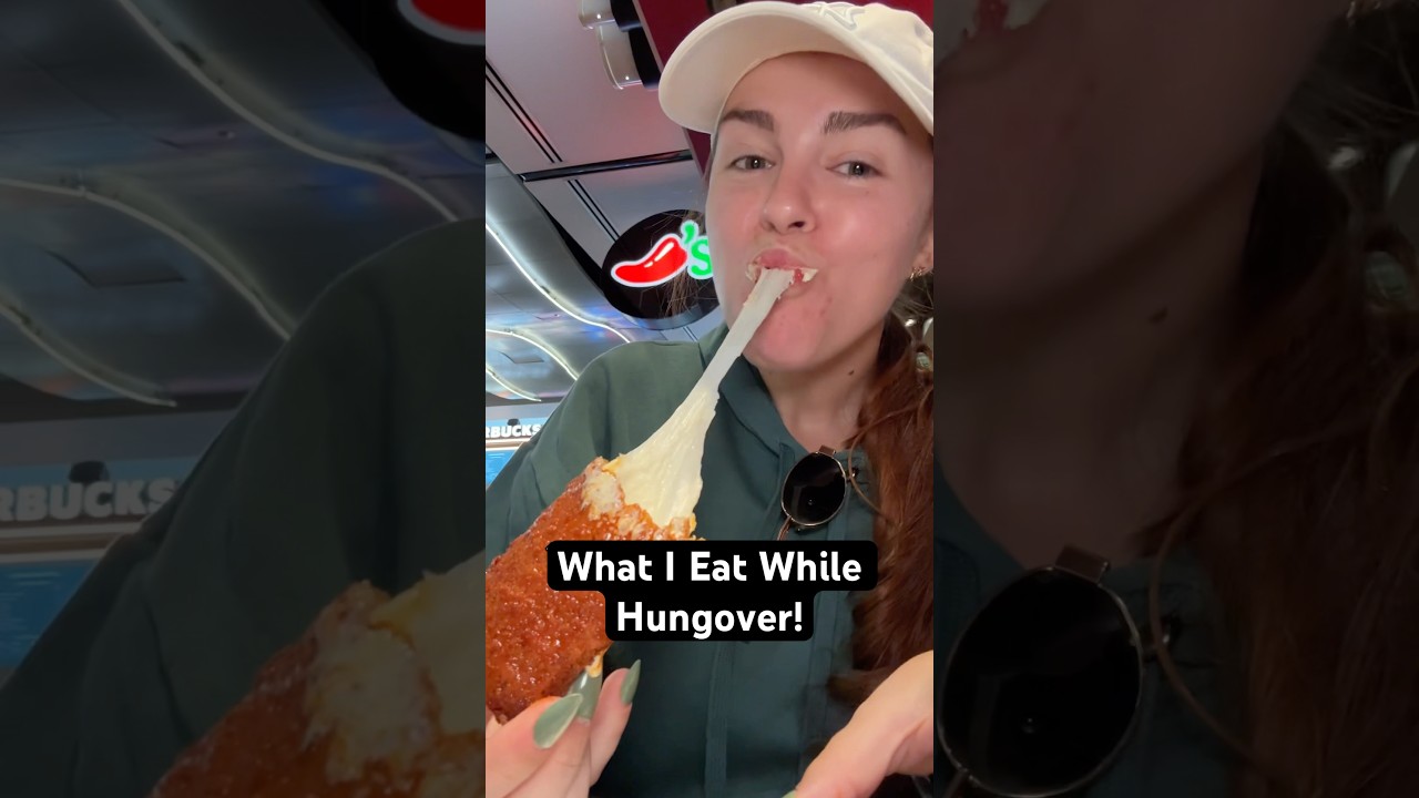 What I eat in a day while hungover! #foodie #shorts #eating #chilis #mukbang #lasvegas