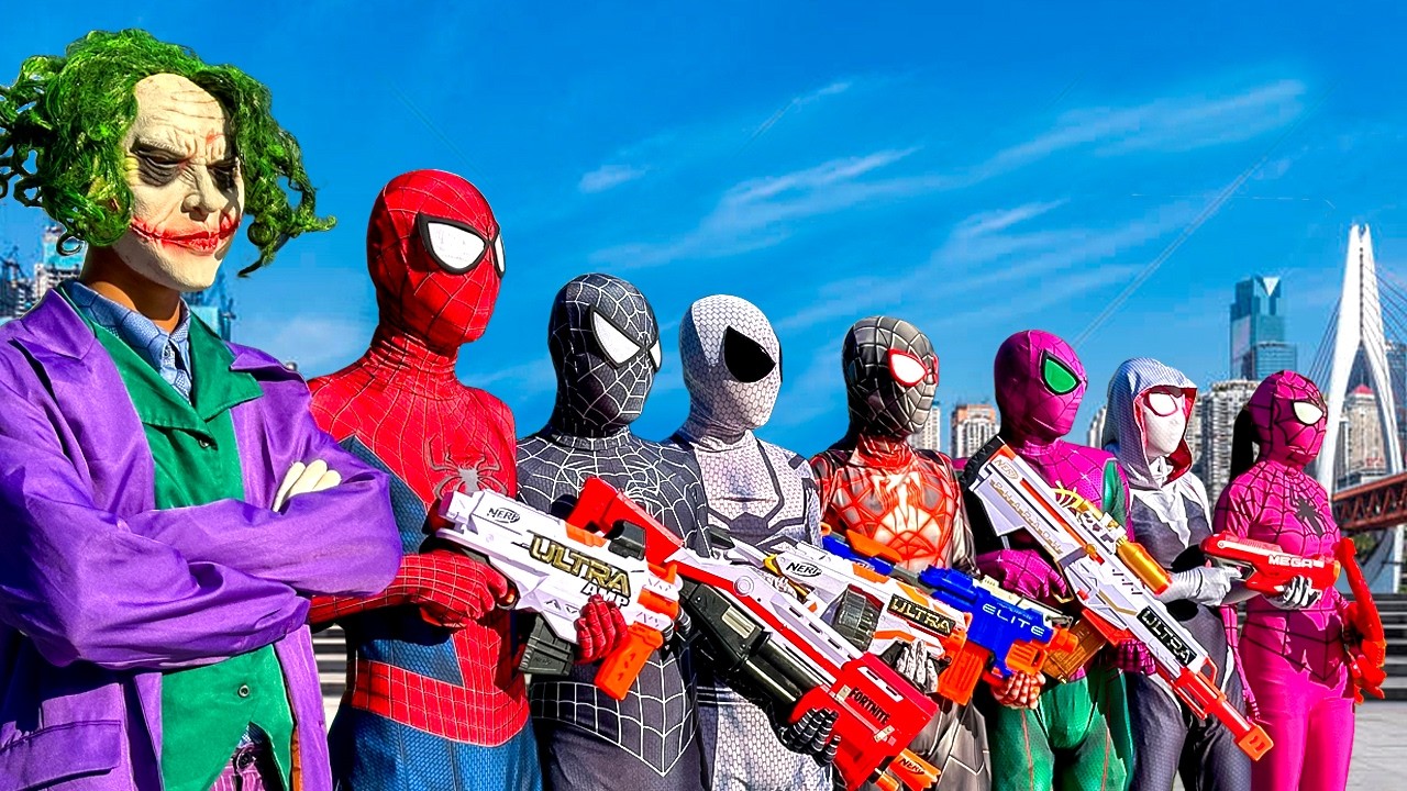 What If 8 Spider-Man Bros In 1 City ??? || SPIDER-MAN's Story New Season 4 ( All Action, Funny...)