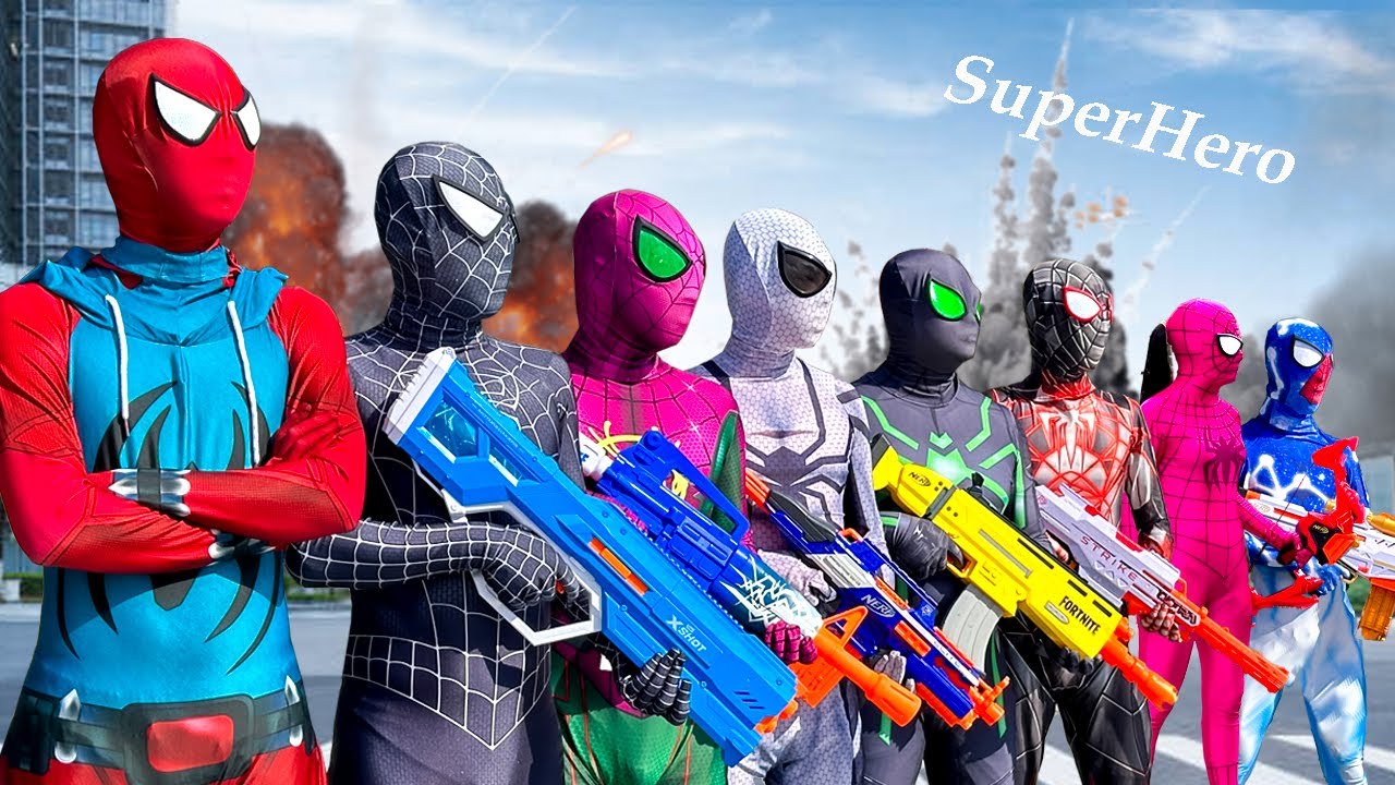 What If 8 Spider-Man Bros In 1 House ??? || SPIDER-MAN's Story New Season 5 ( All Action, Funny...)