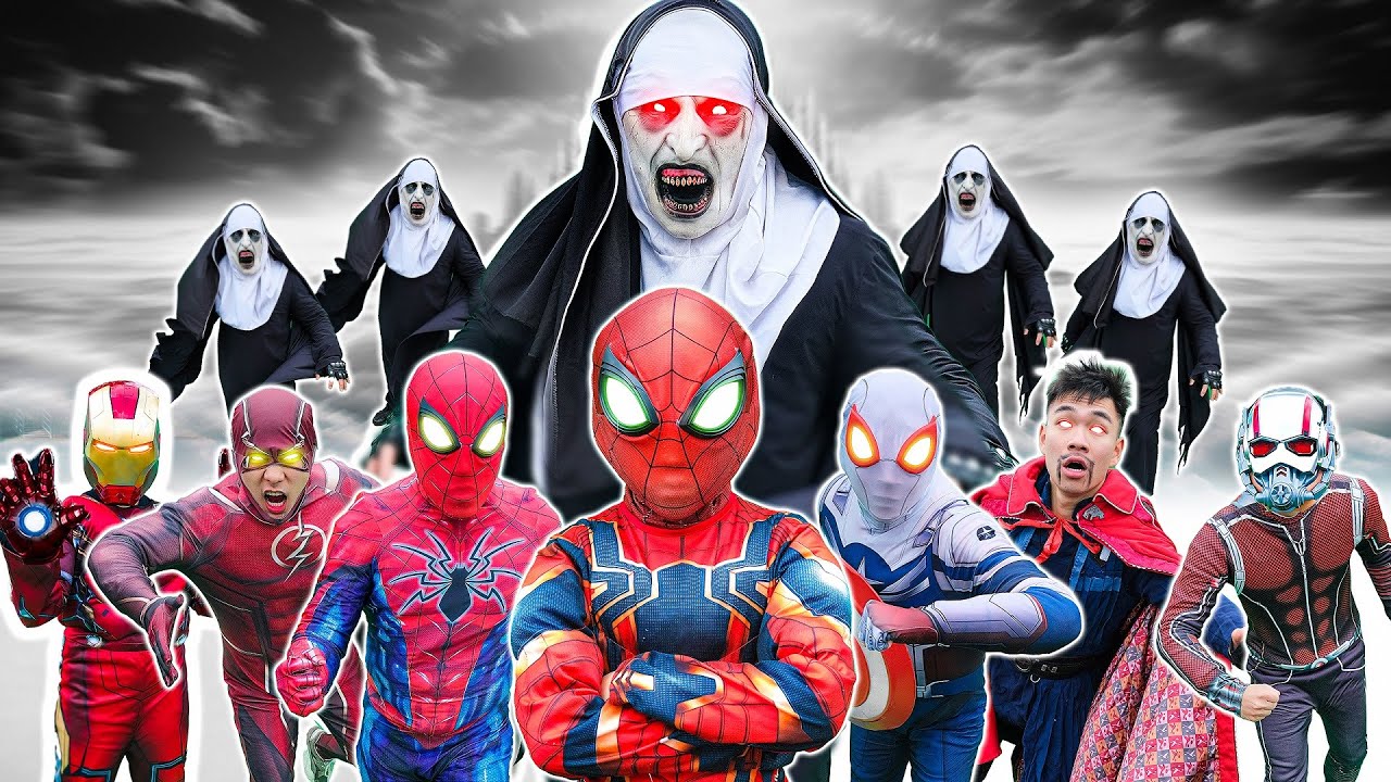 What If All SuperHero in 1 HOUSE?? BIG KID SPIDER MAN & Spider-Man in SQUID GAME Real Life (Part 1)