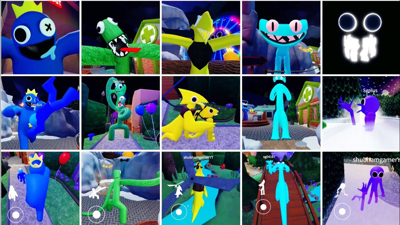 What If I Become Every Monster In Rainbow Friends 2 Monster Vs Character In All View Jumpscares