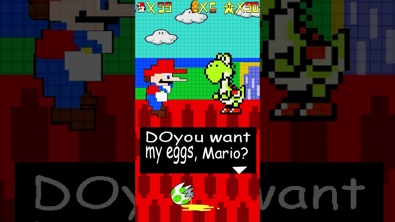 What if Mario 64 was on the NES? #retro #shorts