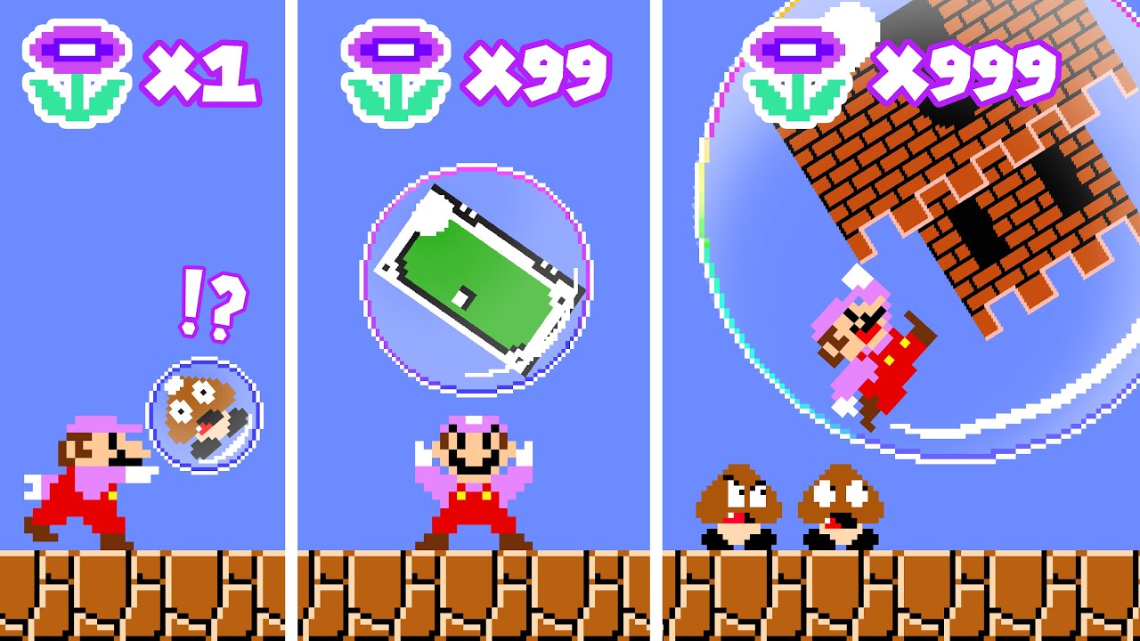 What If Mario Had Bubble Flower Make Mario Powerful in Super Mario Bros Wonder? | ADN MARIO GAME