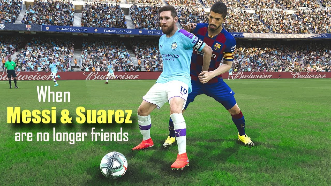 What if Messi Played for Manchester City against Barcelona? | PES 2020 Gameplay | Fujimarupes
