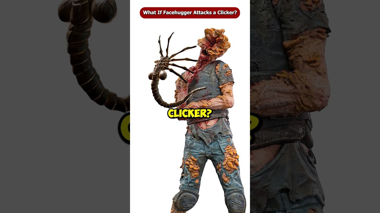 What If The Facehugger Attacks a Clicker from The Last Of Us? #Shorts #Viral
