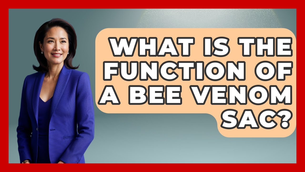 What Is The Function Of A Bee Venom Sac? - Reptilian Wonders