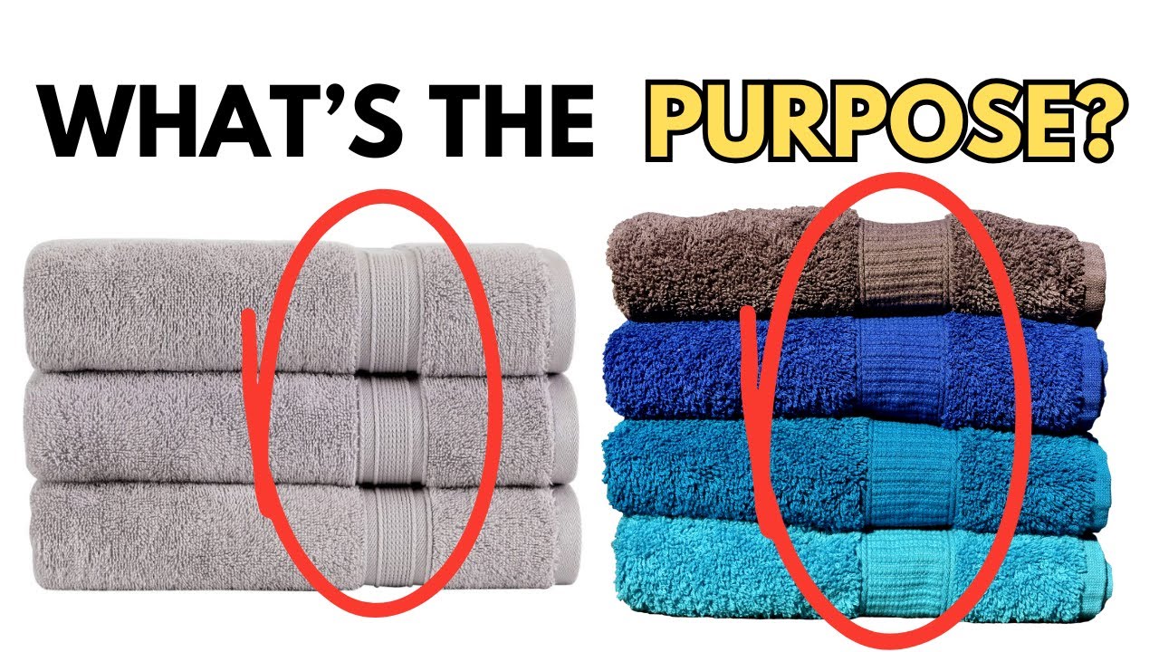 What Is The Point In These Lines On Towels?
