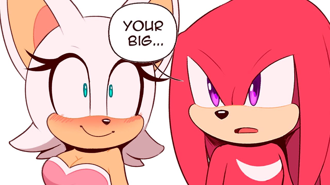 What knuckles likes about rouge | Sonic Comic Dub