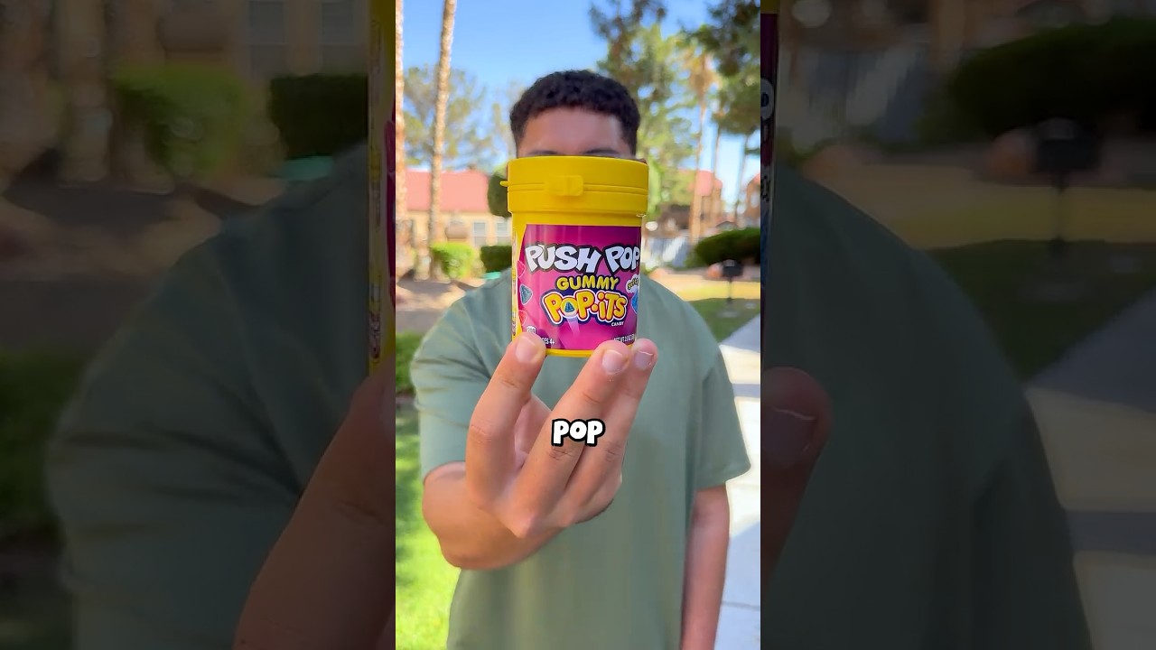 what push pop gummies look like