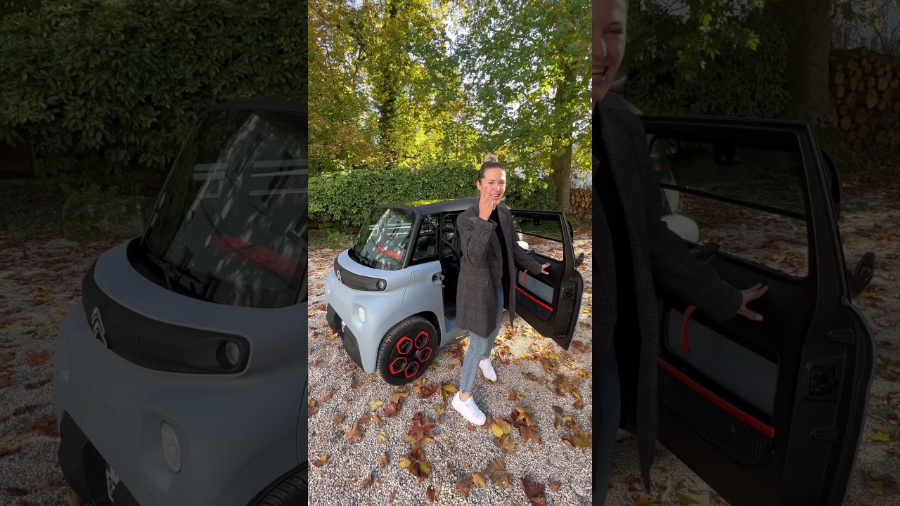 What the ..! 🎲 Is THIS the cutest car ever?! Citroen Ami | #Shorts | Jessicarmaniac | Citroën
