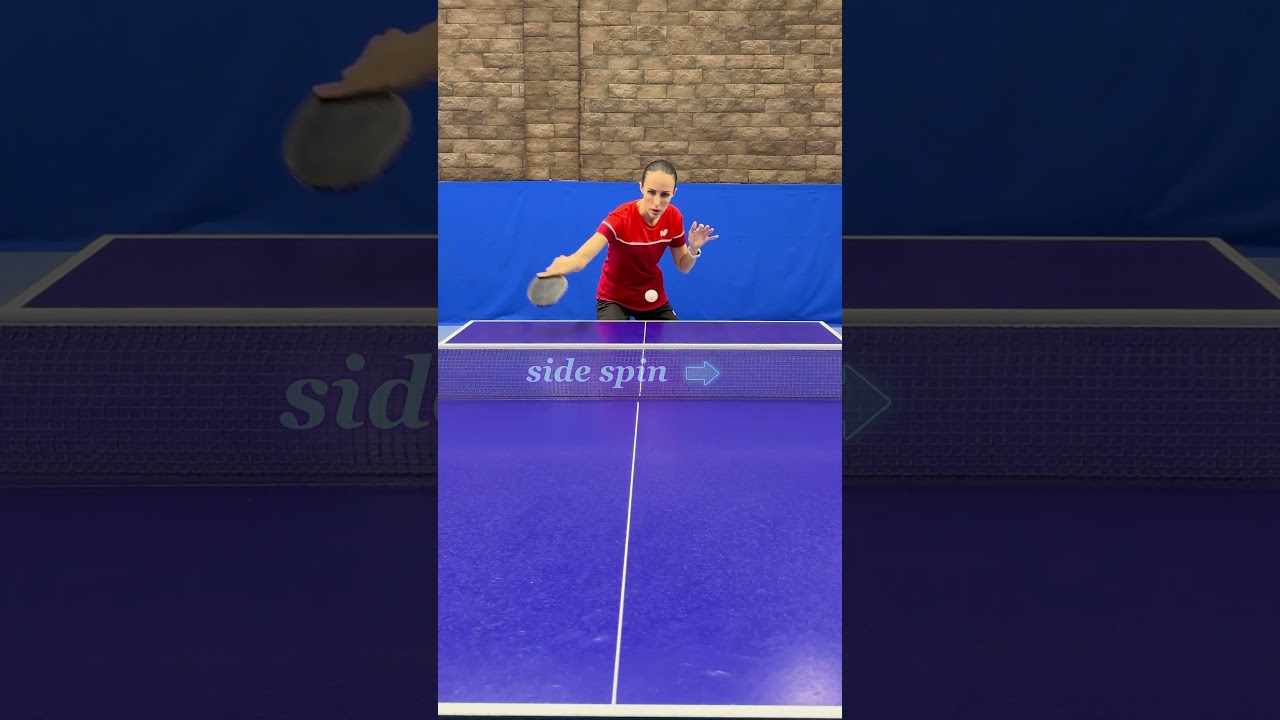 What to do with side spin #shorts #tabletennis #pingpong
