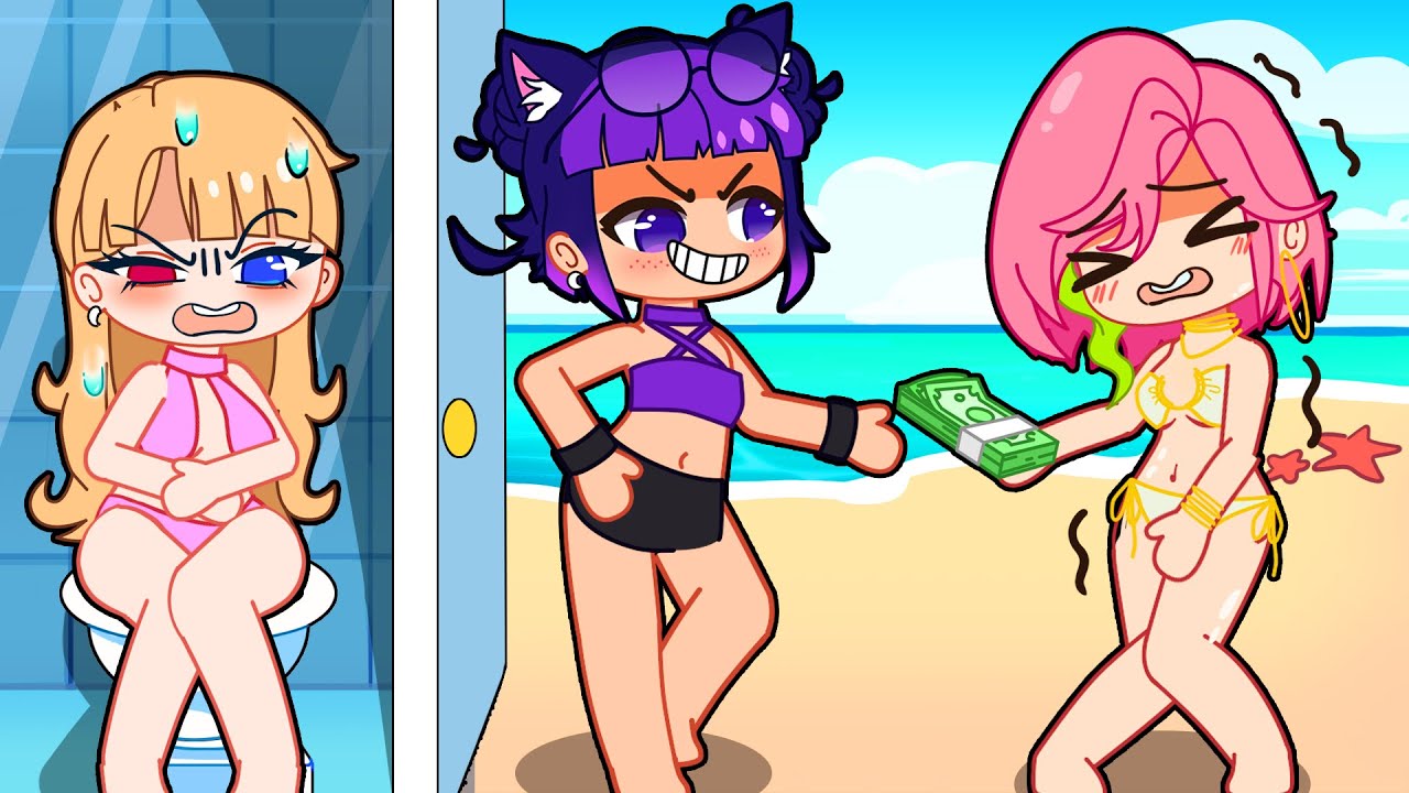 What Will It Be Like To Own A Toilet? | Awkward Moments In The Bathroom | Gacha Life | Clap! Snap!