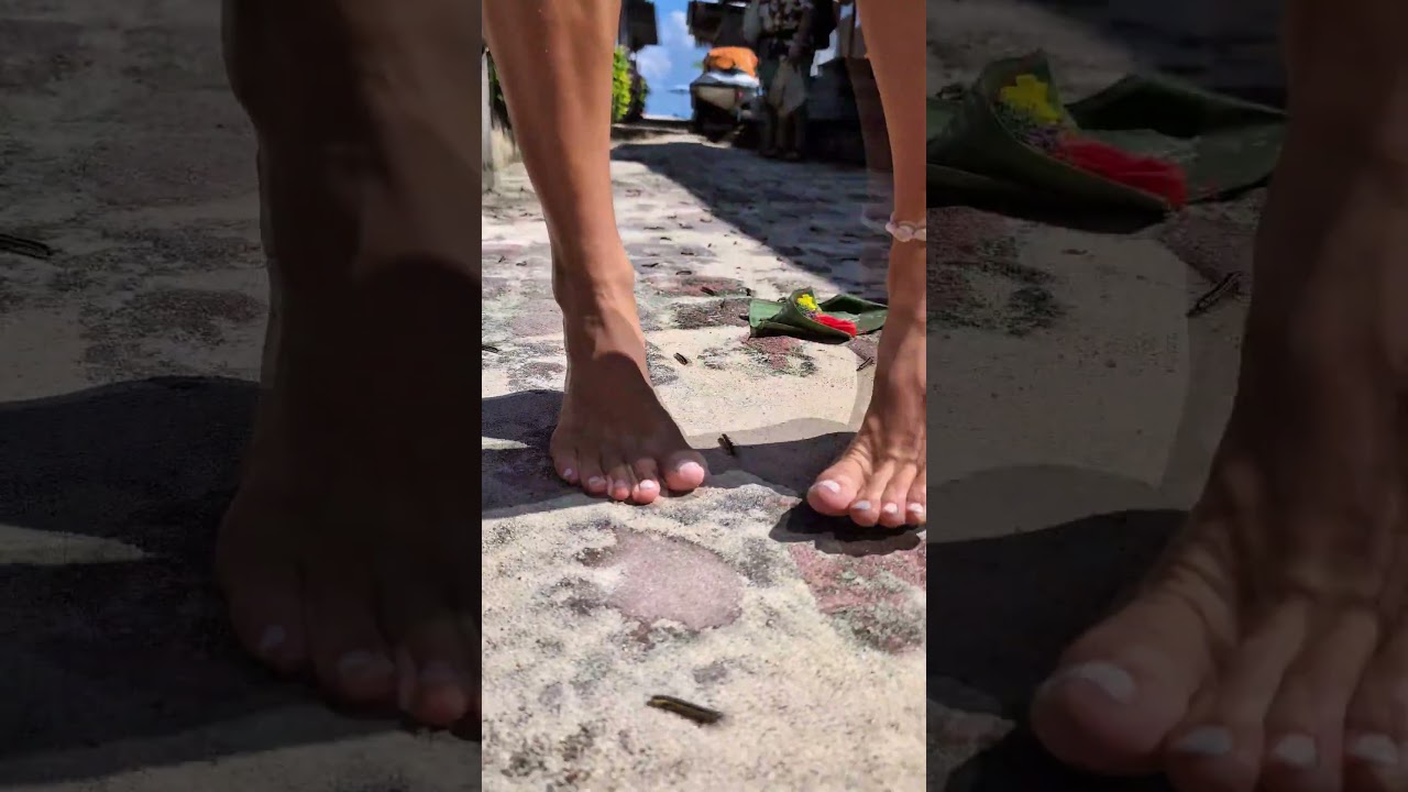 what would you do if you had to walk this path? #bugs #barefoot