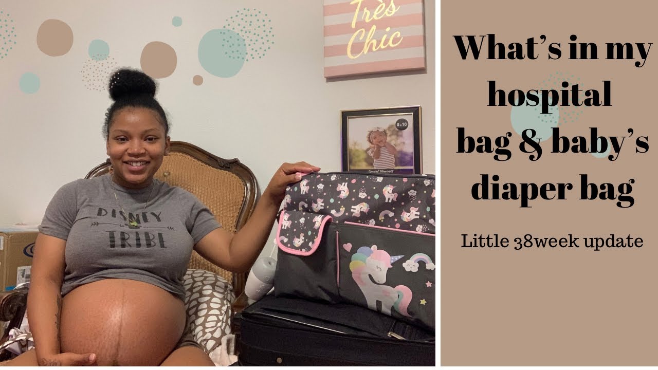 What’s in my hospital bag & Babygirls diaper bag 🧳🏥