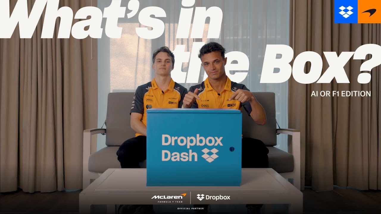 What’s in the Box? AI or F1 Edition with the @McLaren F1 Team Drivers Lando Norris & Oscar Piastri