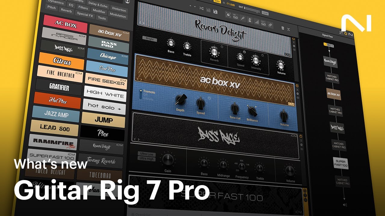 What's new In Guitar Rig 7 Pro | Native Instruments