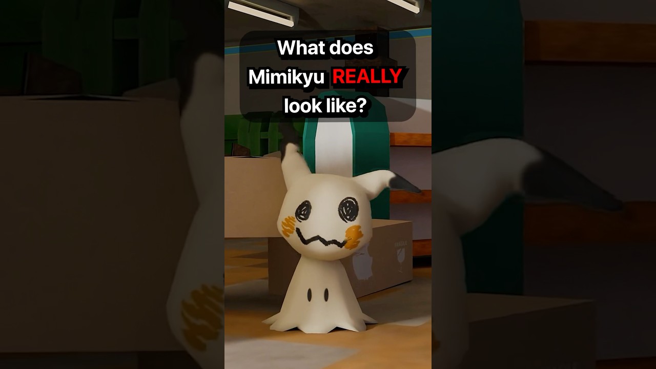 What’s UNDER Mimikyu’s Costume? #pokemon #shorts