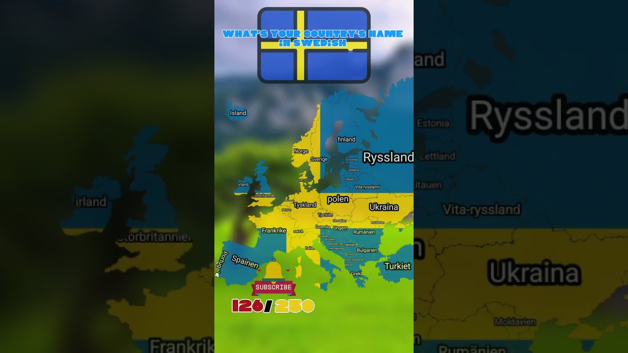 What's your country's name in swedish? #sweden #europe #swedish #mapping #maping #mapper #maper #fyp