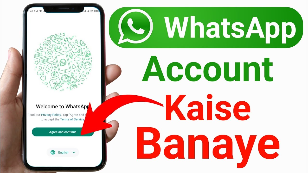 WhatsApp id banane ka tarika | How To Create WhatsApp Account