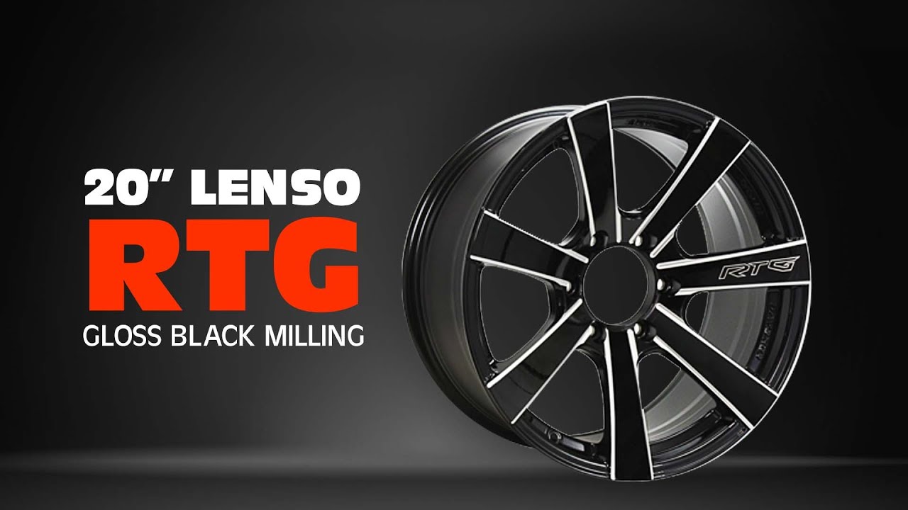Wheel of the Week: Lenso RTG 20 inch Gloss Black MIlling!