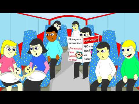 Wheels On The Bus Go Round And Round Nursery Rhymes