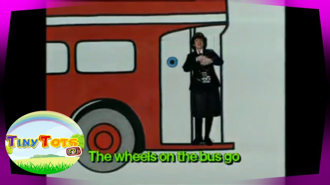 Wheels On The Bus Song With Lyrics-Nursery Rhymes For Babies-Sing along Kids Songs