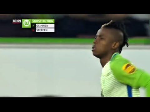 When 18 years old Victor Osimhen came on for Wolfsburg vs Bayern Munich in the Bundesliga