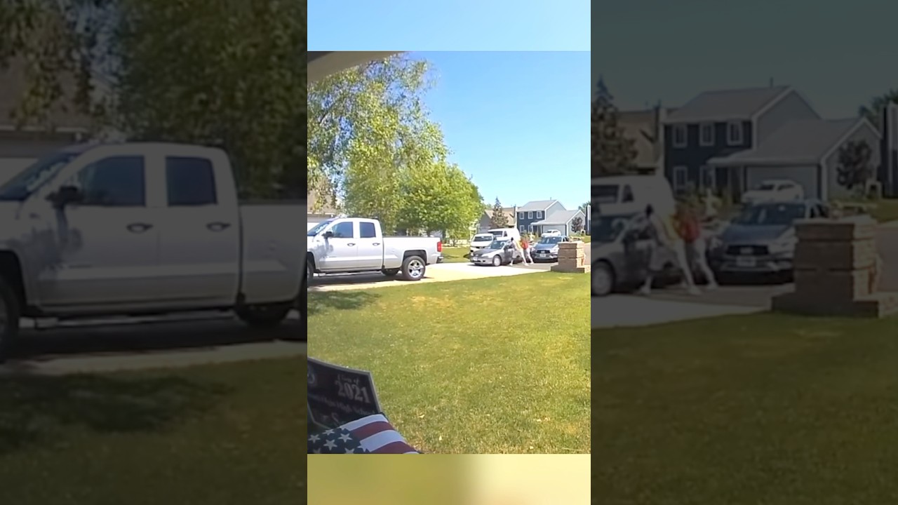 When a car gets followed home…😳 #dashcam #cars #scary