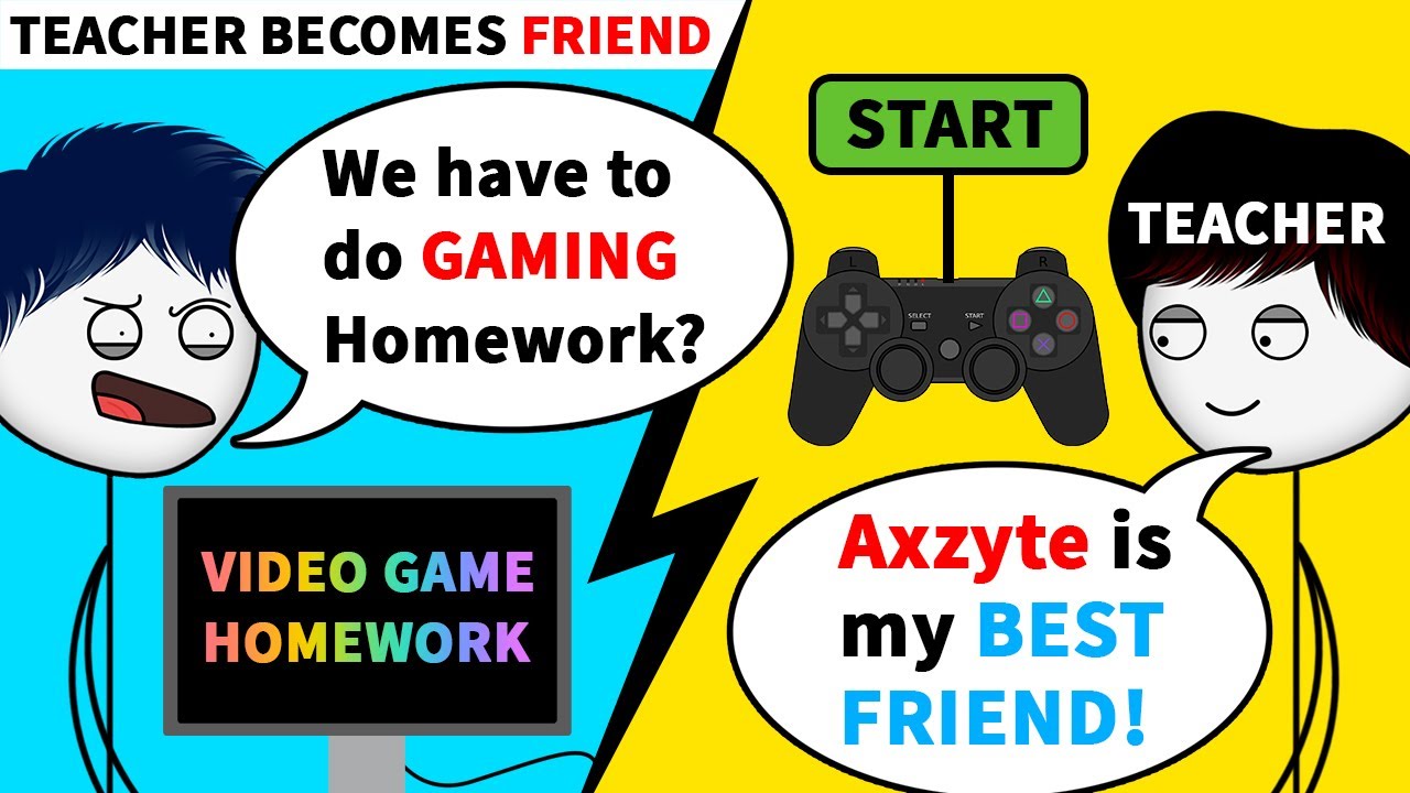 When a Gamer becomes Friends with his Teacher