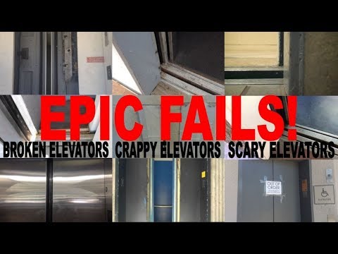 When Elevators Fail-A Compilation of Broken And Messed Up Elevators (And Other Fails)