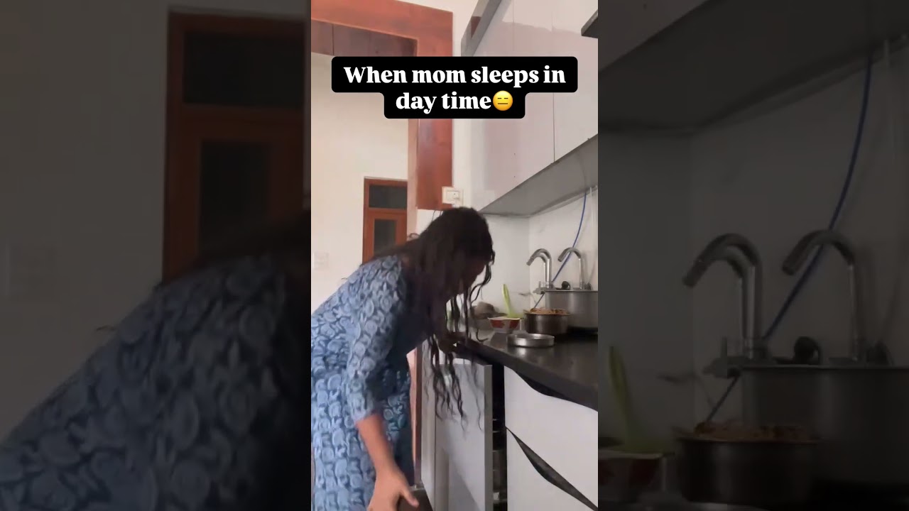 when indian mom sleeping #india #reels #cutegirl