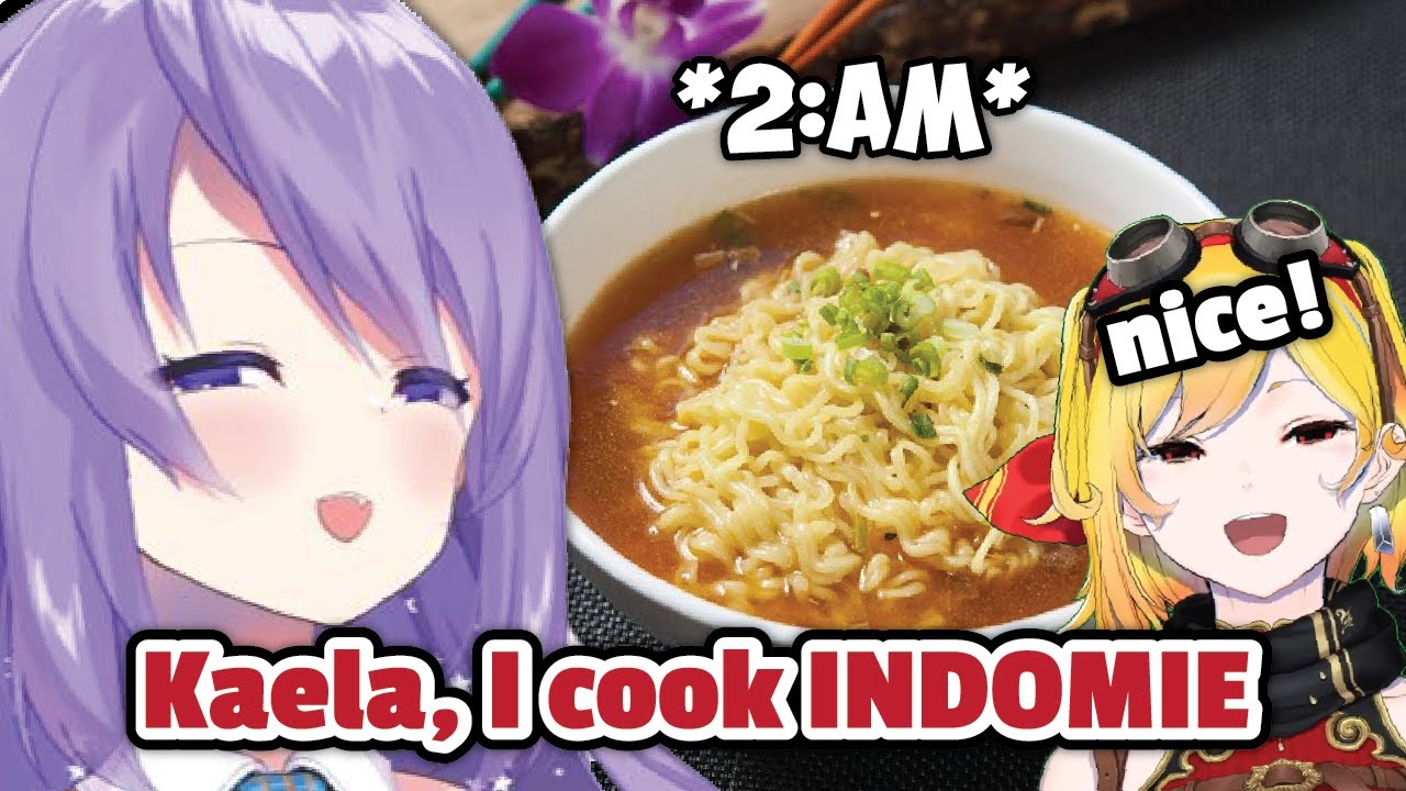 When its 2AM and Moona decided to cook INDOMIE midstream