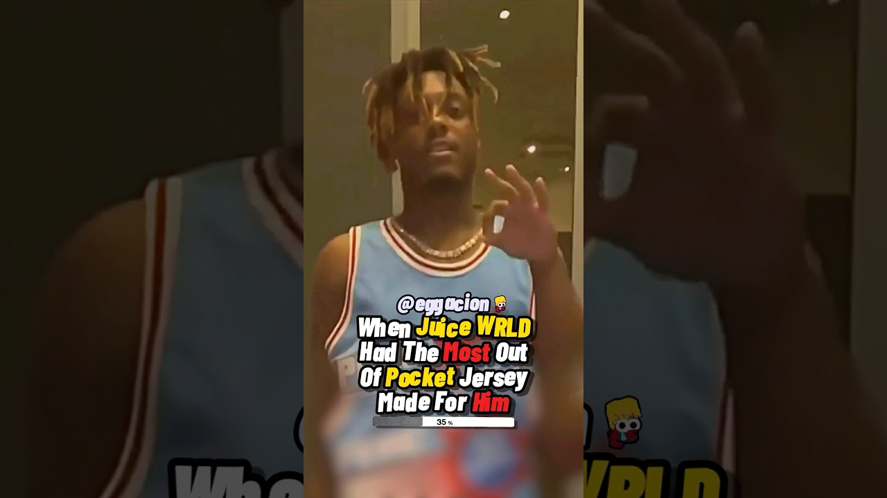 WHEN JUICE WRLD HAD THE MOST OUTTA POCKET JERSEY MADE FOR HIM…