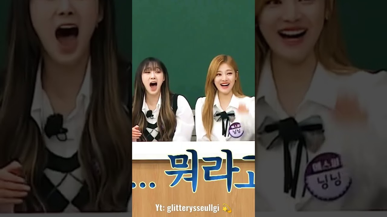 When Knowing bros host thought Giselle was cursing 😂 #aespa #kpop #giselle #ningning #karina #winter